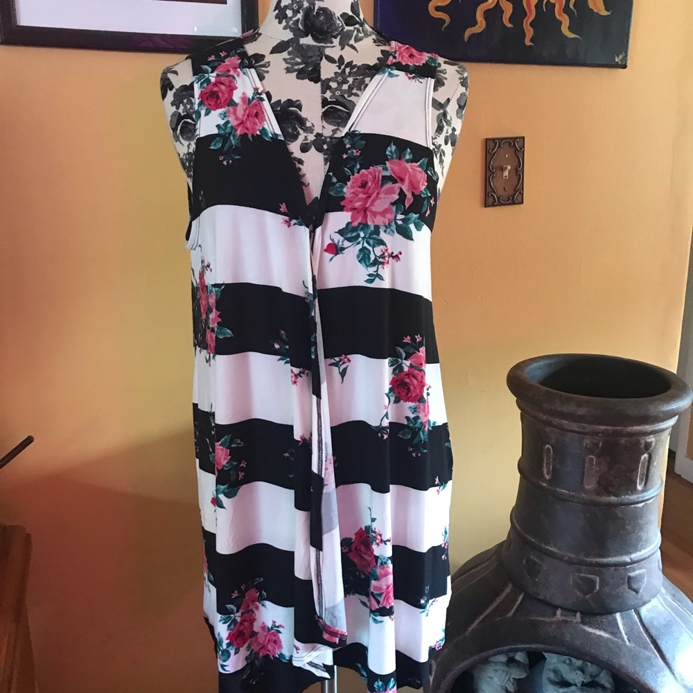 Super soft striped vest